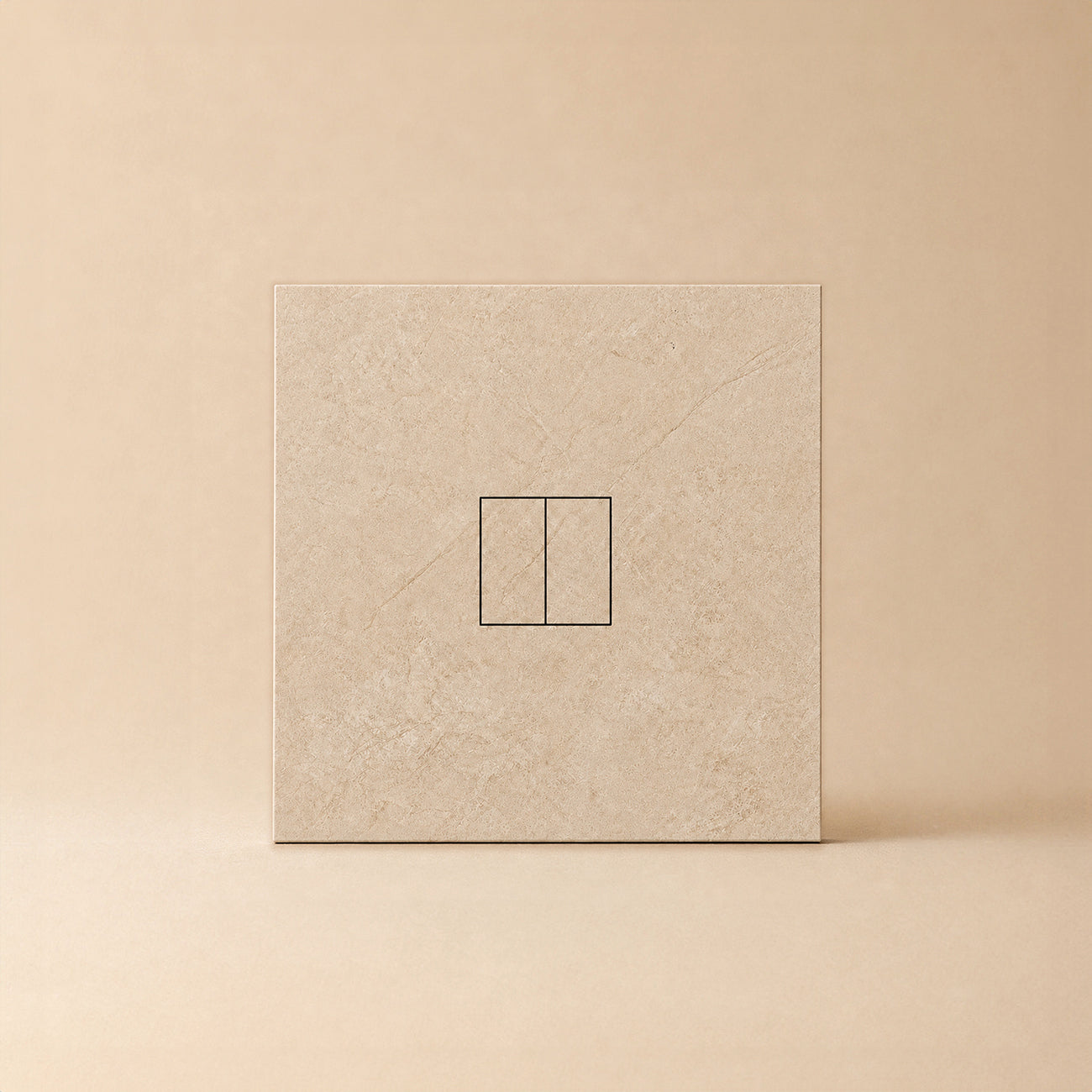Hidden light switch mounting frame (Modular system)