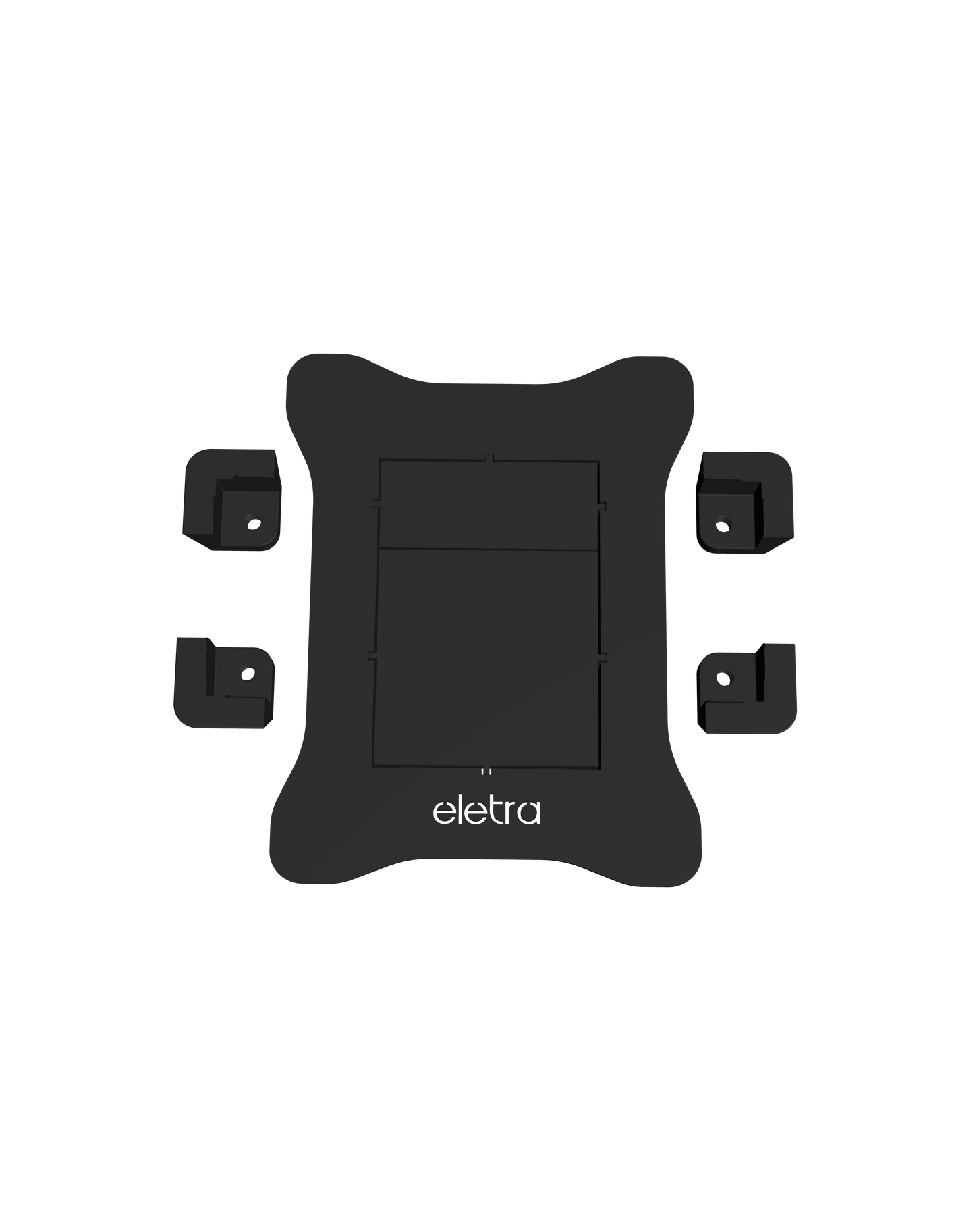 Hidden toilet flush button frame - Compatible with GROHE